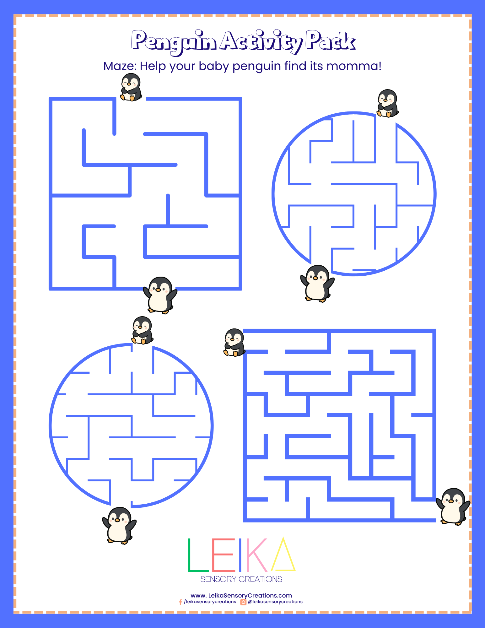 Penguin Activity Pack