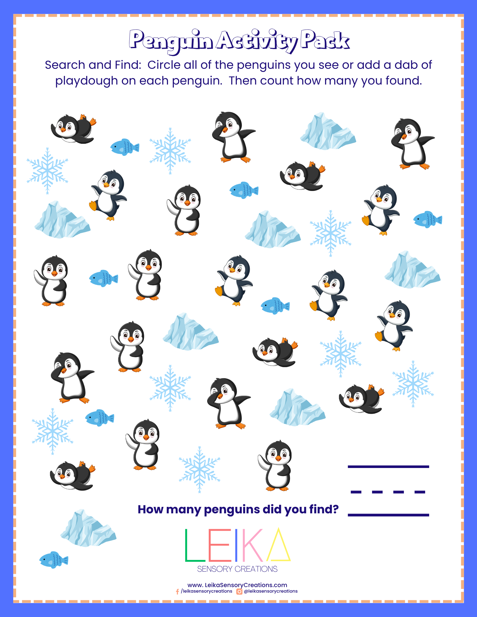 Penguin Activity Pack