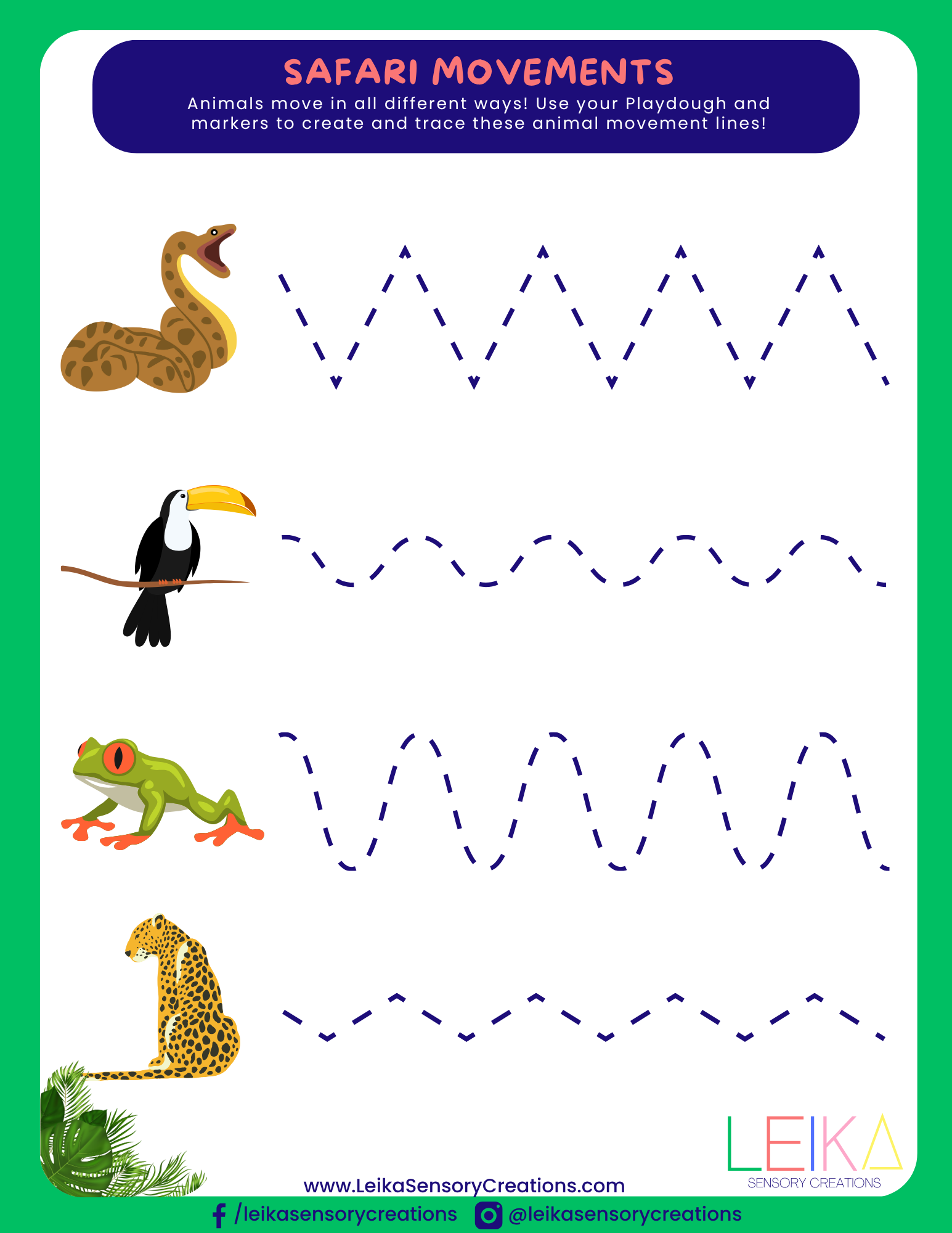 Safari Activity Pack