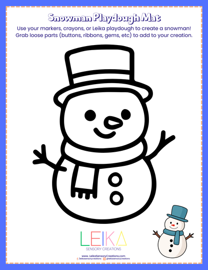 Snowman Mat
