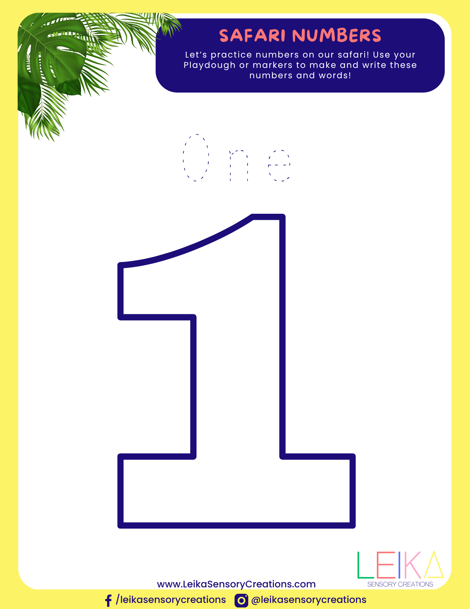 Safari Activity Pack