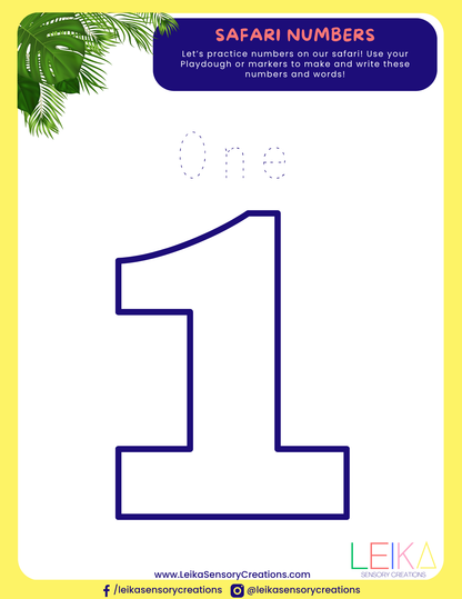 Safari Activity Pack