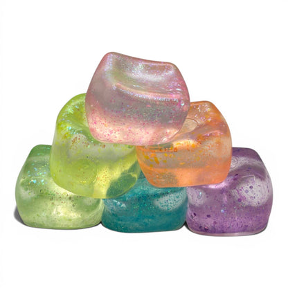 Glitter Squishy Cube
