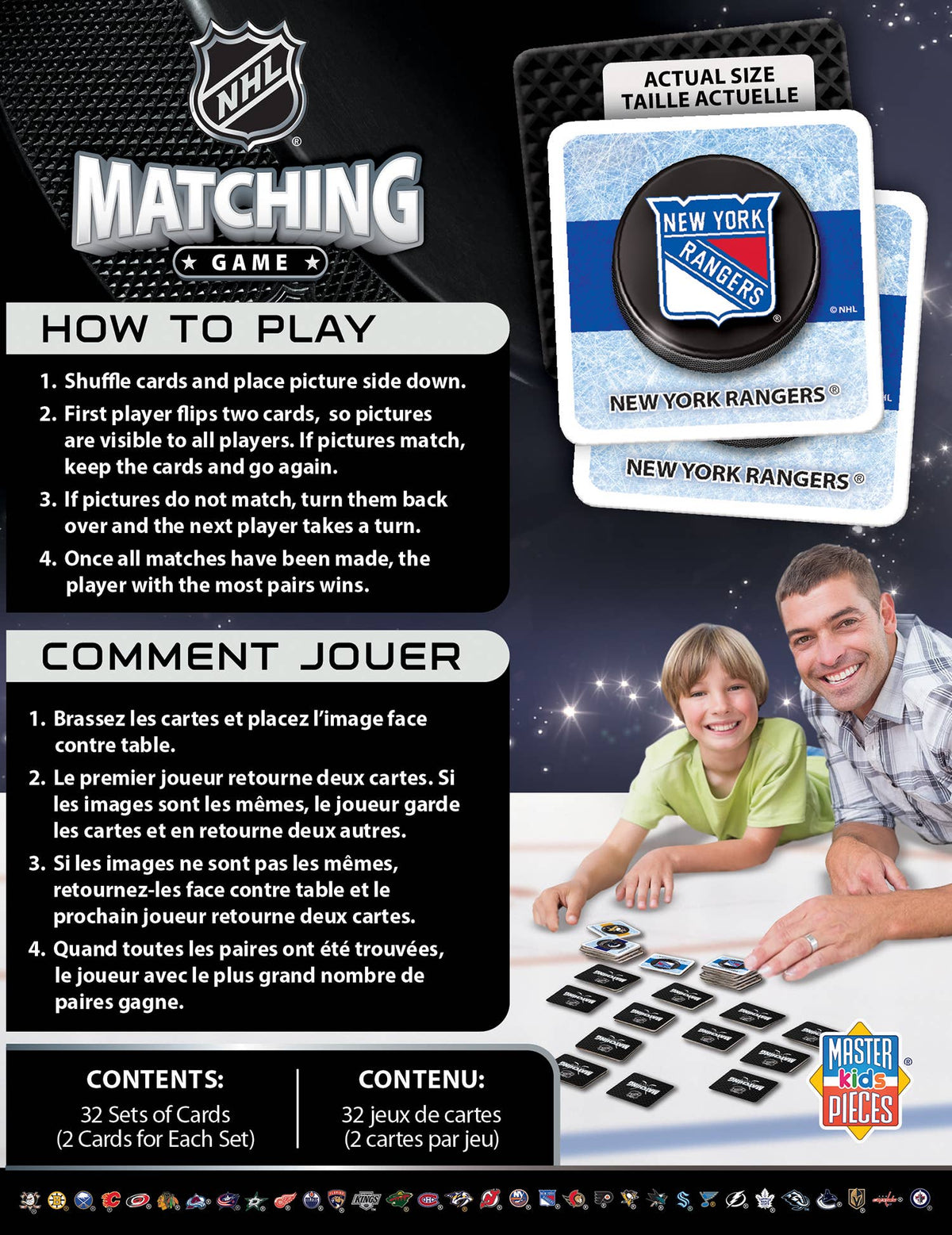 NHL - League Matching Game