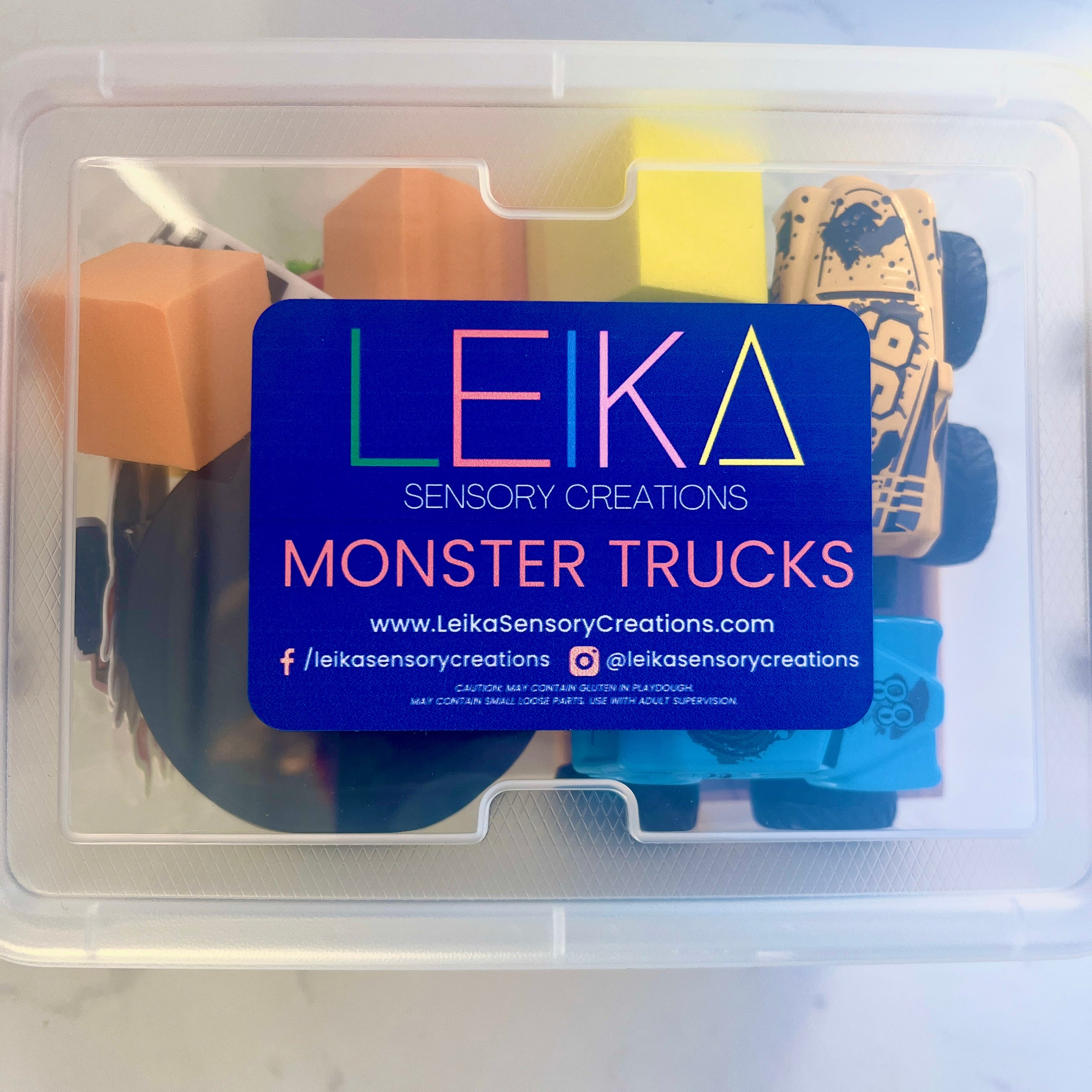 Monster Truck Box – Leika Sensory Creations