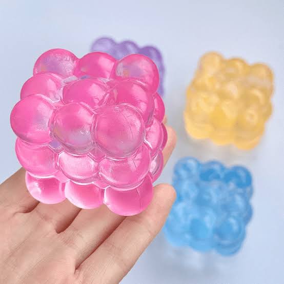 Bubble Cube Squeeze Ball